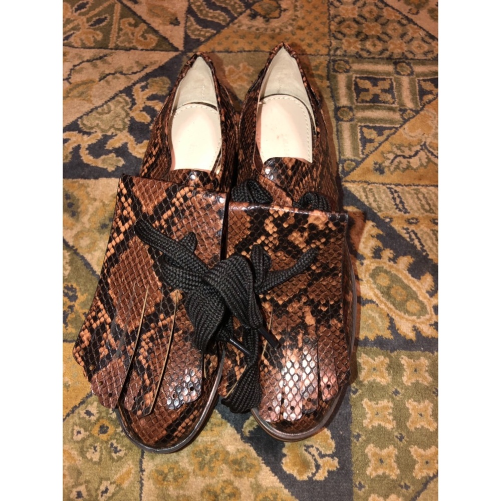 Snake-skin shoe